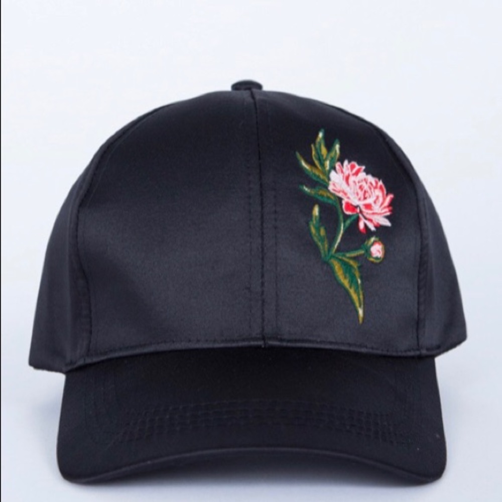 Velcro satin rose hat